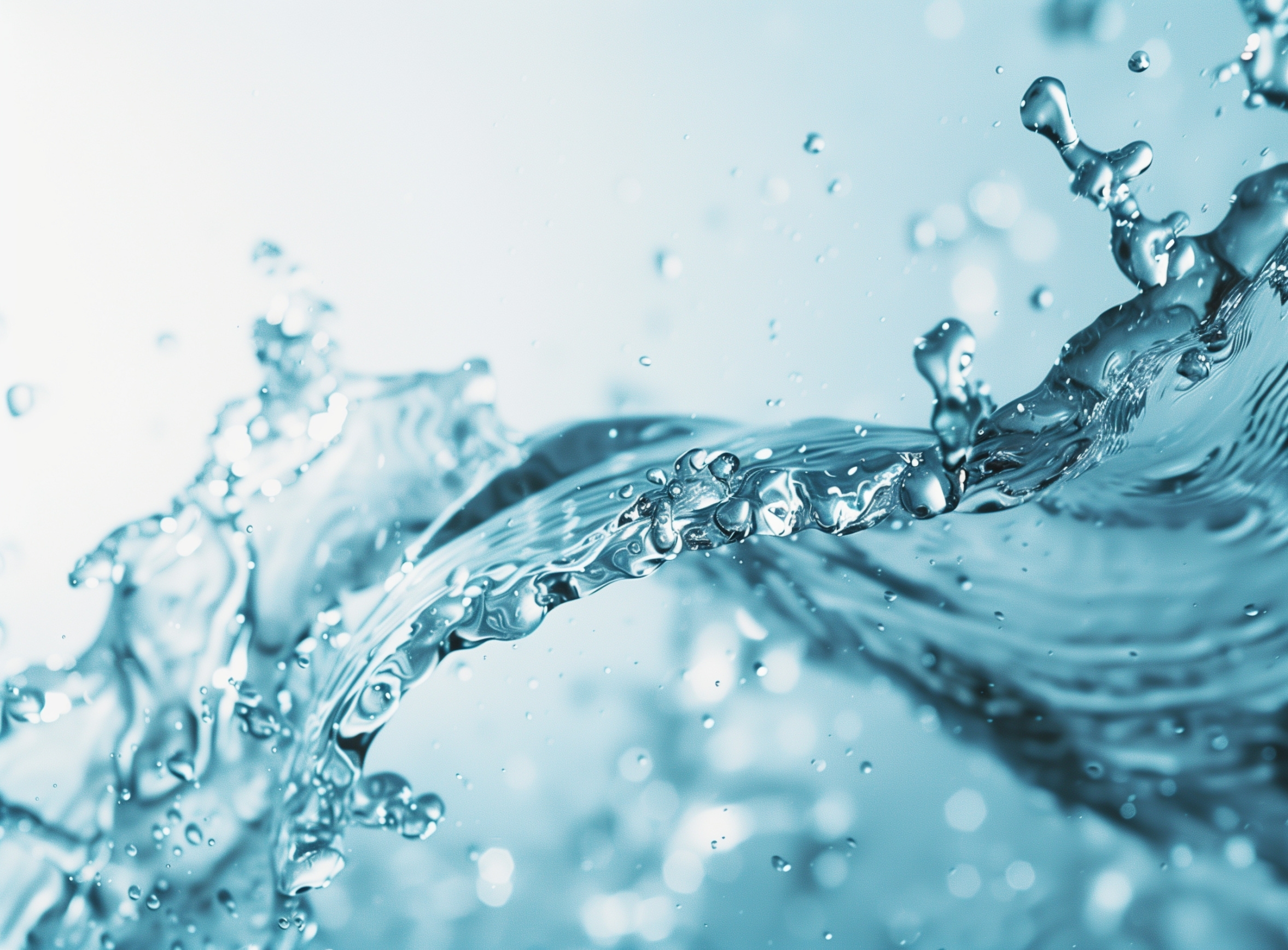 Das Bild zeigt sprudelndes Wasser